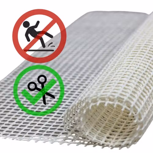 THE RUGS Non-Slip Rug Gripper Underlay, White or Beige, W/D: 120 x 120 cm – 2
