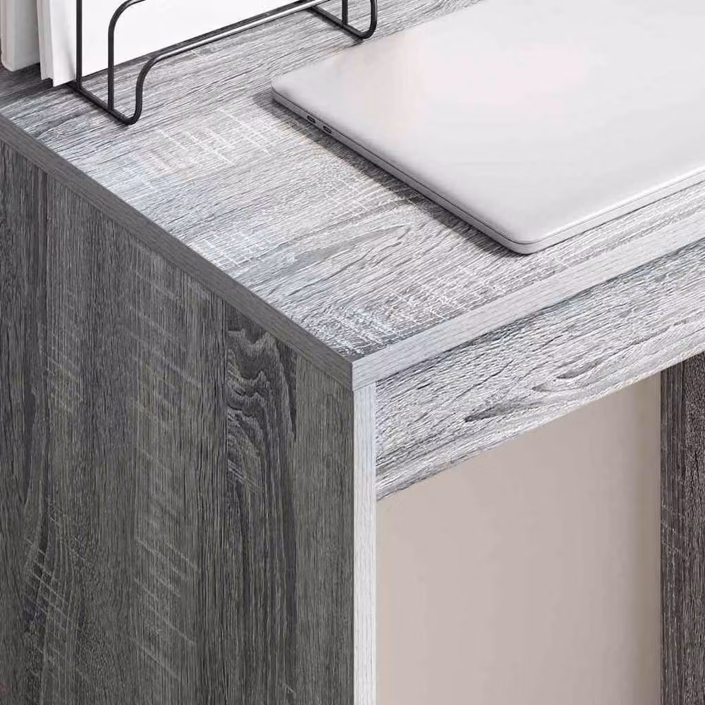 Berkfield Home Traditional Writing Desk in Grey, W/D/H: 60 x 40 x 76 cm – 3