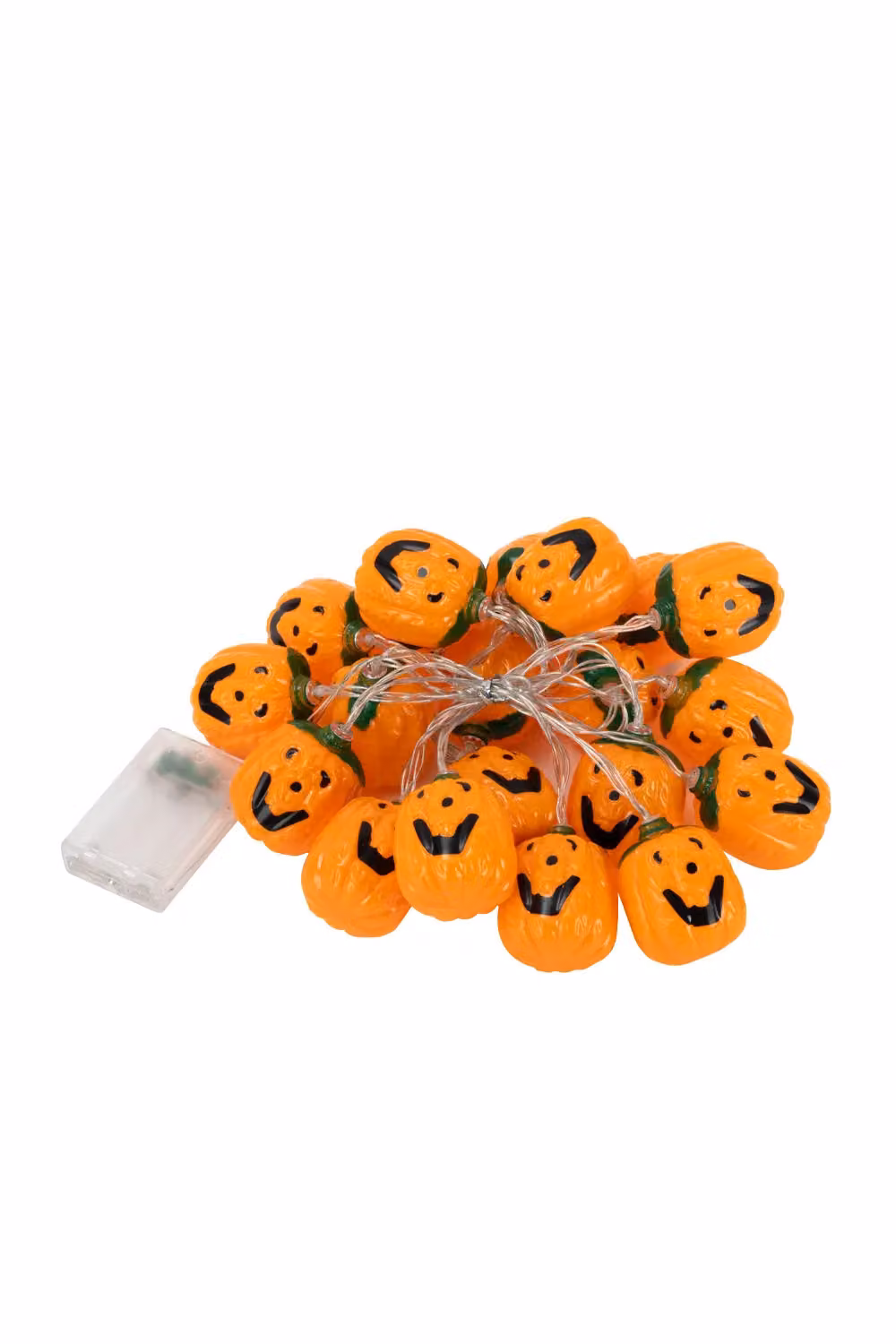 Living and Home Orange Halloween Pumpkin String Lights with Flashing and Steady Modes, 3m – 4
