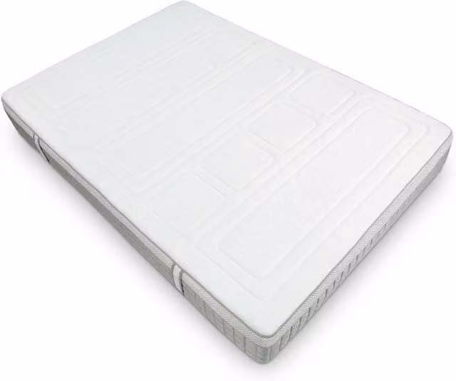 Breasley White Hybrid Mattress, W/D/H: 200 x 140 x 23 cm