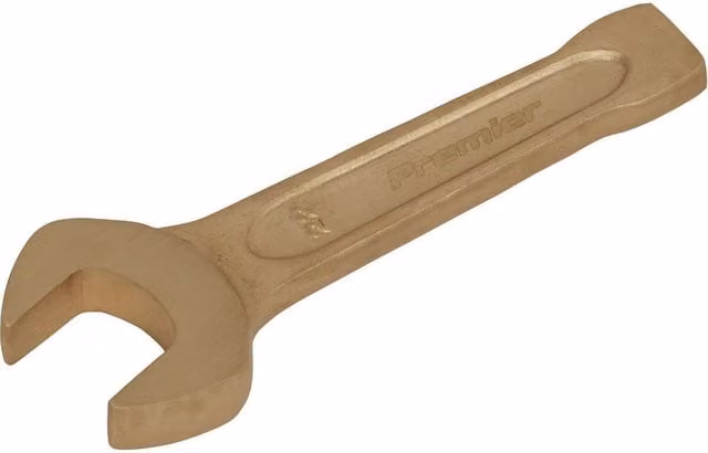 Loops 22mm Open-End Non-Sparking Slogging Spanner in Gold