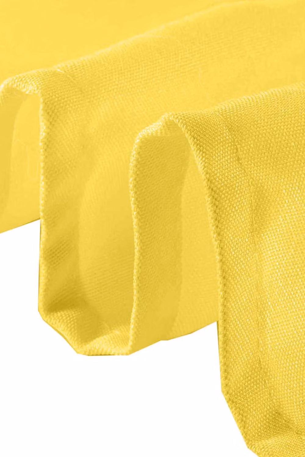Neel Blue Reusable Polyester Table Napkins, 10 Pack, Bright Yellow, 20 Inch