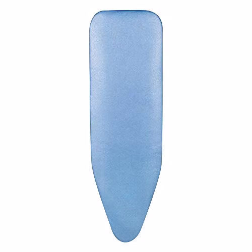 Minky Deluxe Reflector Ironing Board Cover in Blue, 100% Cotton with Extra Thick Felt Pad, W: 122 cm, D: 38 cm
