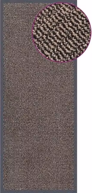 Berkfield Home Tufted Non-Slip Doormat, Brown, W: 60 cm, D: 150 cm
