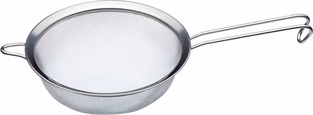 MasterClass 3-Piece Round Stainless Steel Sieve Set with Handles, Silver