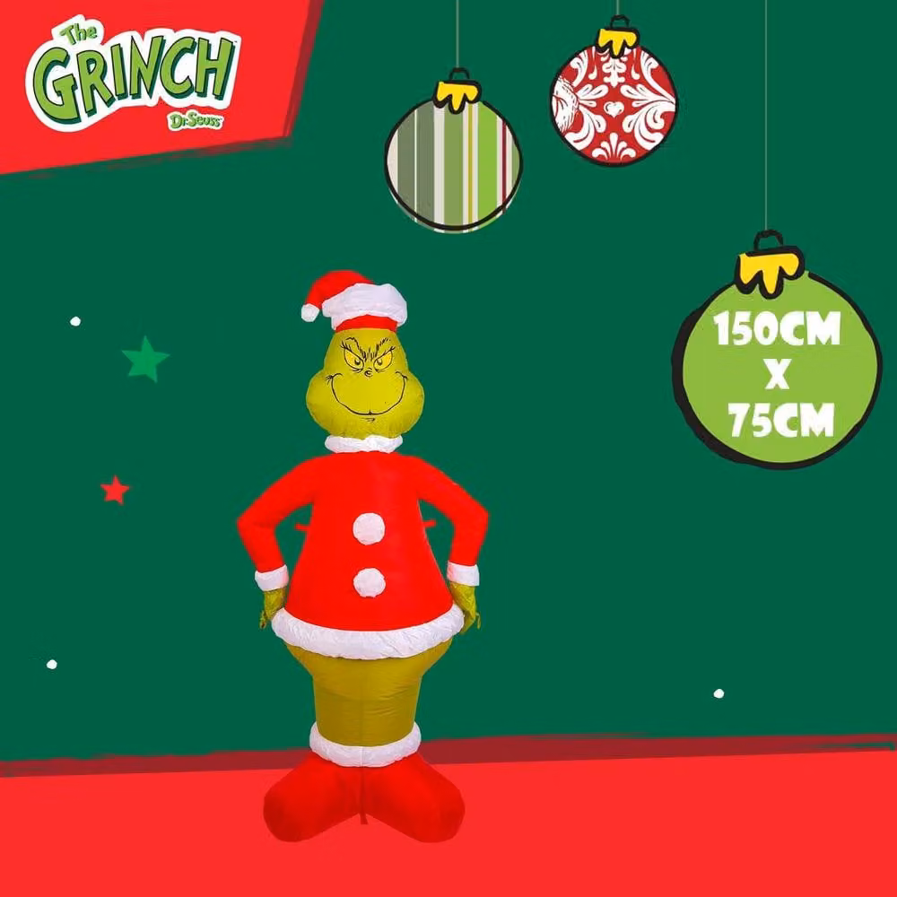 VFM e-Store Grinch Christmas Inflatable Outdoor Decoration, Green – 2