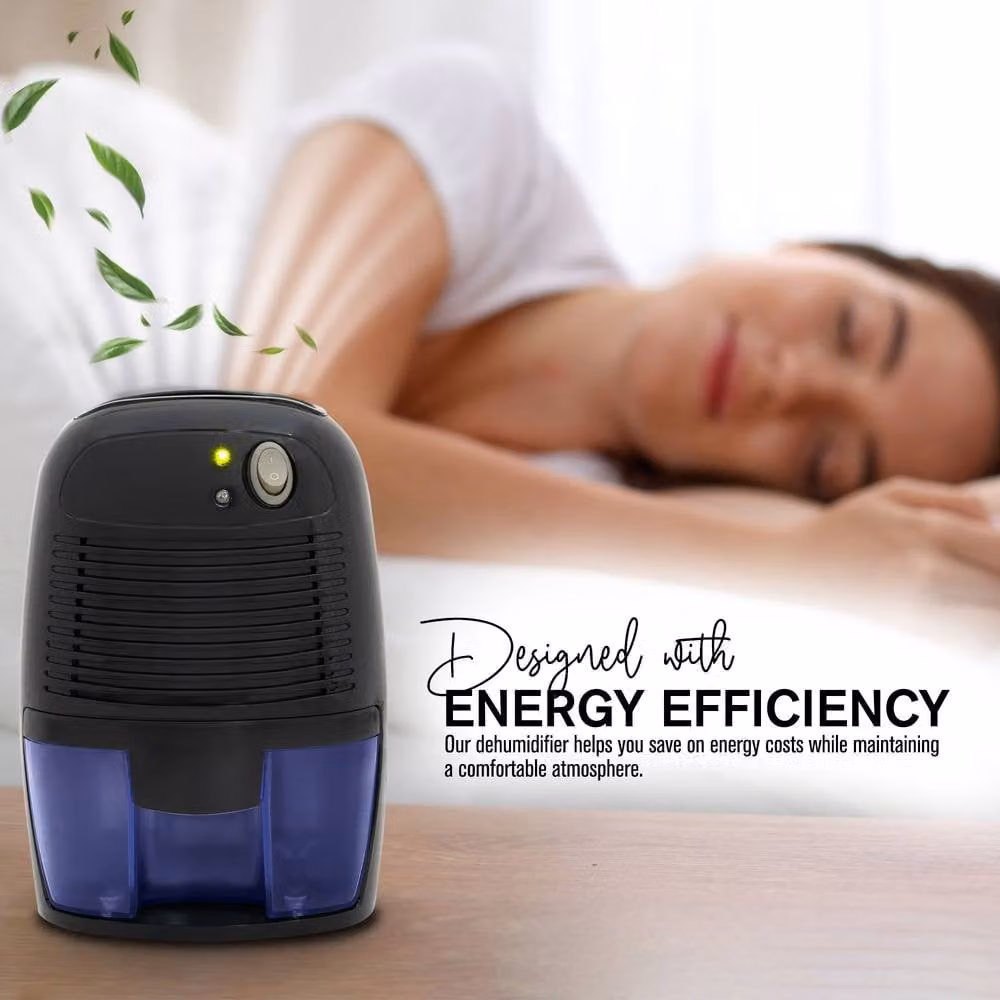 Tanness Portable Dehumidifier and Air Purifier, Black, 500ml – 7
