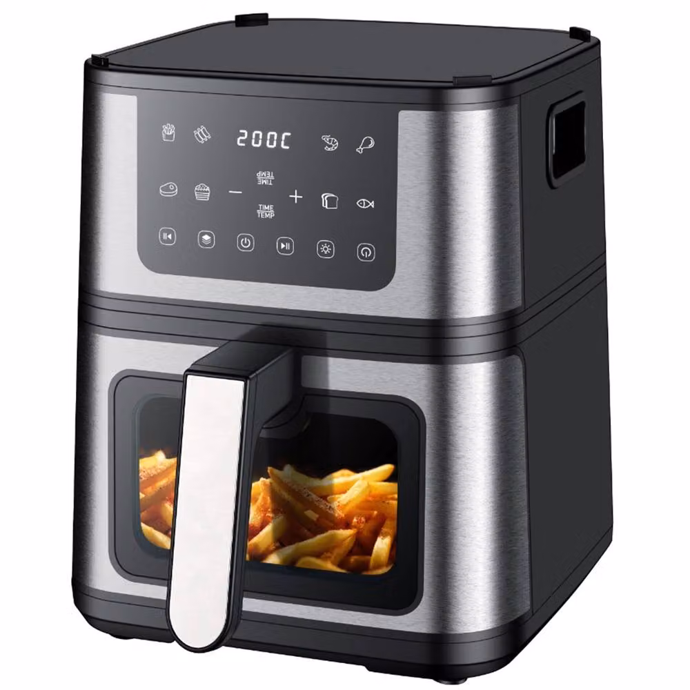 Ventryn Multicolour and Black Electric Air Fryer with Hot Air Technology and Timer – 5