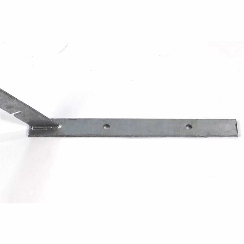 VOGREX Silver Galvanised Steel Wall-Mounted Barbed Razor Wire Fence Bracket, 5 Pieces – 3
