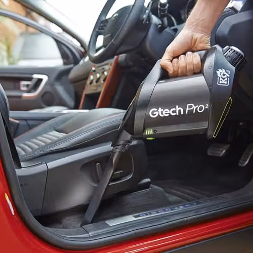 Gtech Pro 2 K9 Cordless Stick Vacuum Cleaner in Grey and Black with Aluminium Reinforcement, LED Headlight and Pet Hair Functionality – 7