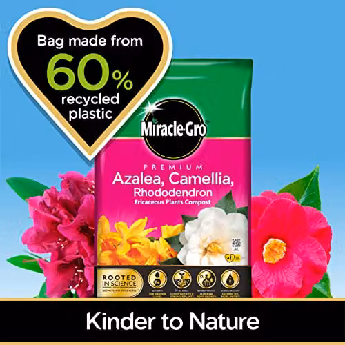 Miracle-Gro Premium Ericaceous Compost for Azaleas, Camellias and Rhododendrons, 40 l – 3