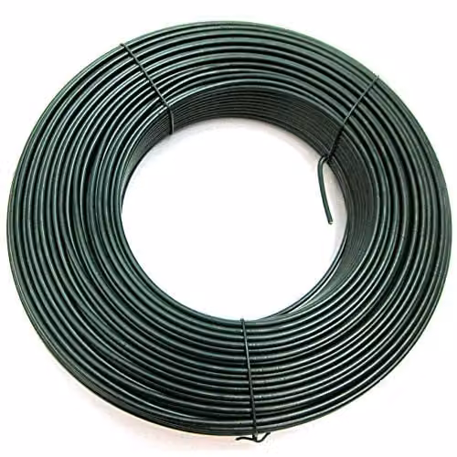 Actiaspet Green PVC Coated Galvanised Steel Round Tension Wire for Garden Fencing – 1