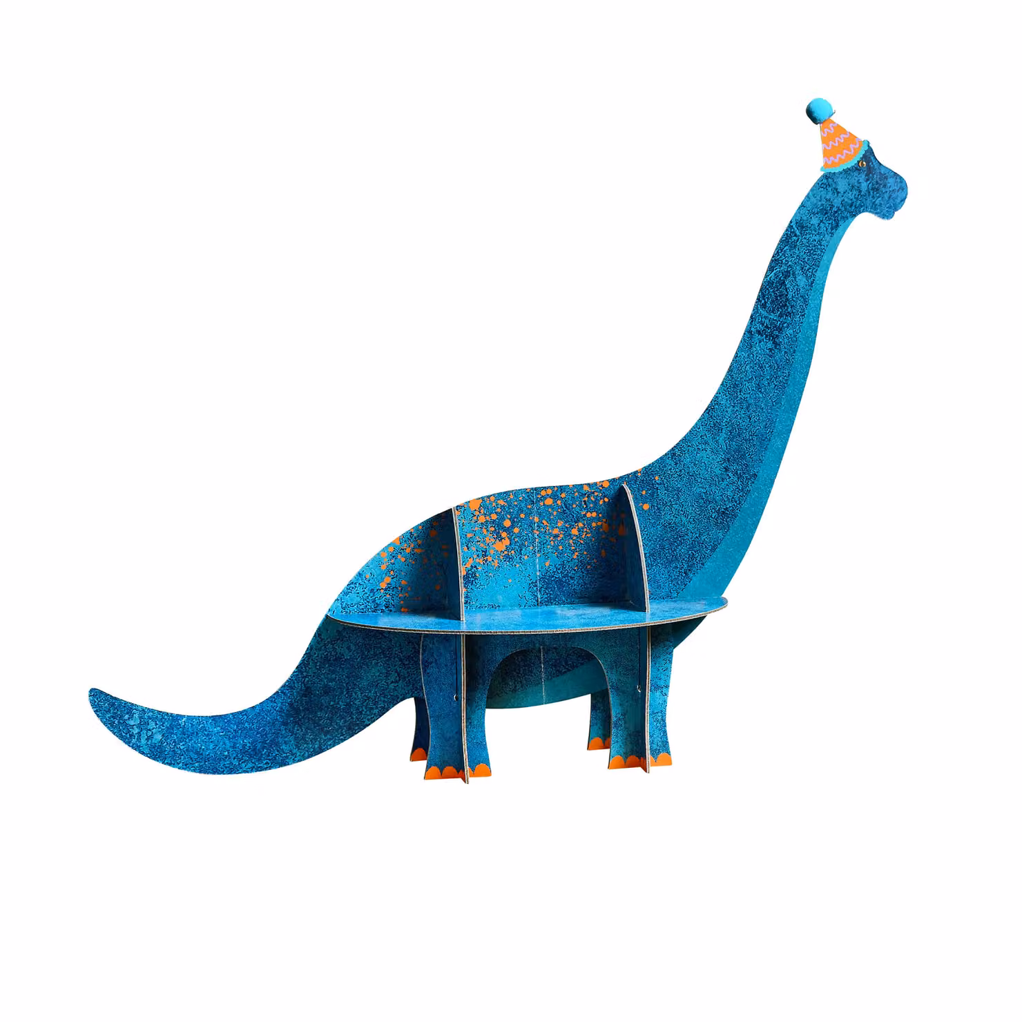 Club Green Dinosaur Treat Stand Tabletop Decoration in Green, Blue and Multicolour – 2