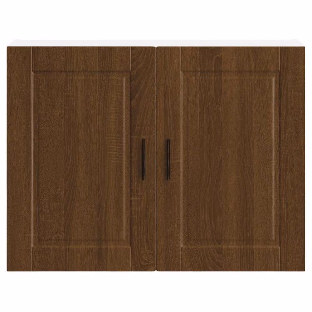 Berkfield Home Porto Kitchen Wall Cabinet in Brown Oak Engineered Wood – 3