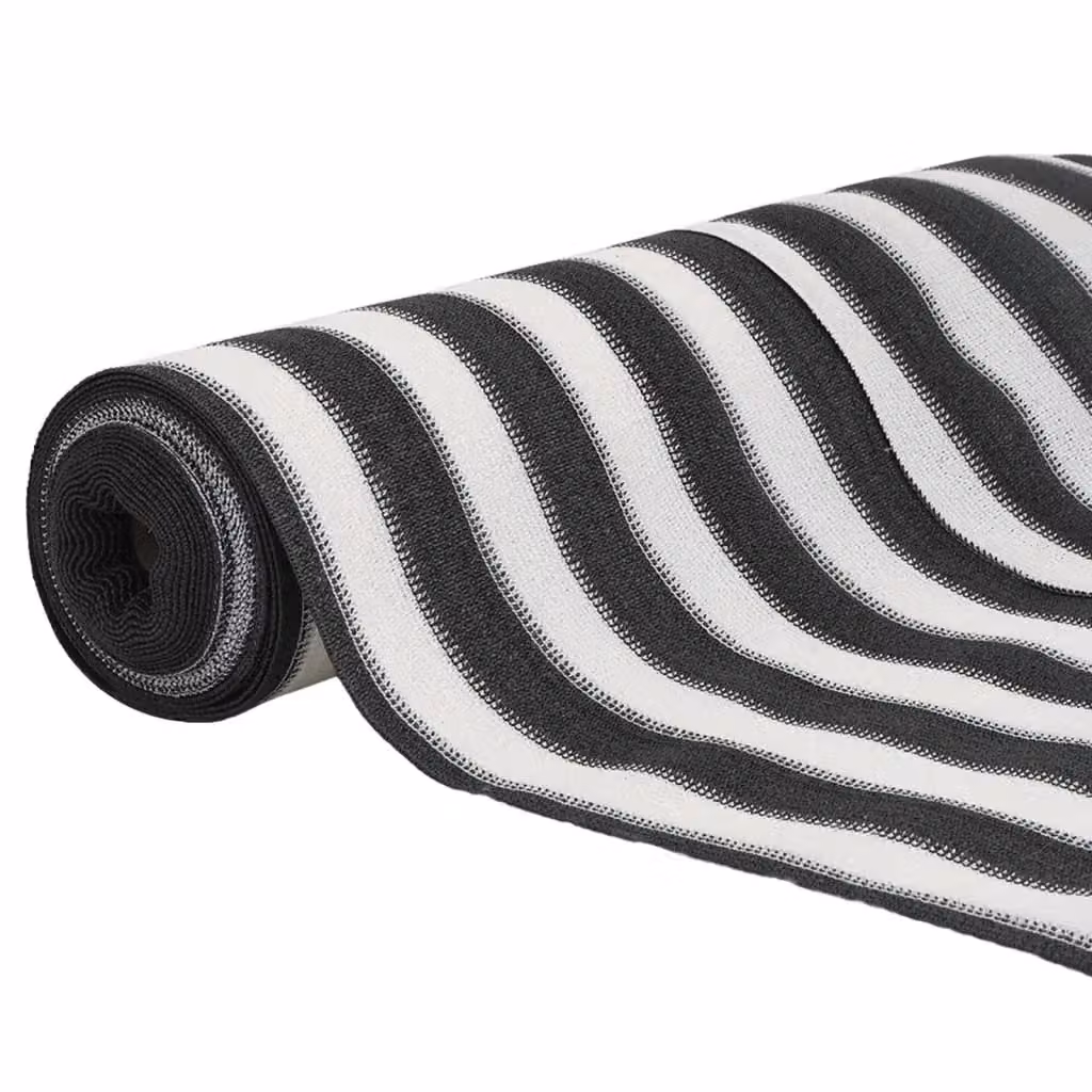Berkfield Home Privacy Netting, Anthracite, White and Black, HDPE, 1.5 x 10 m – 3