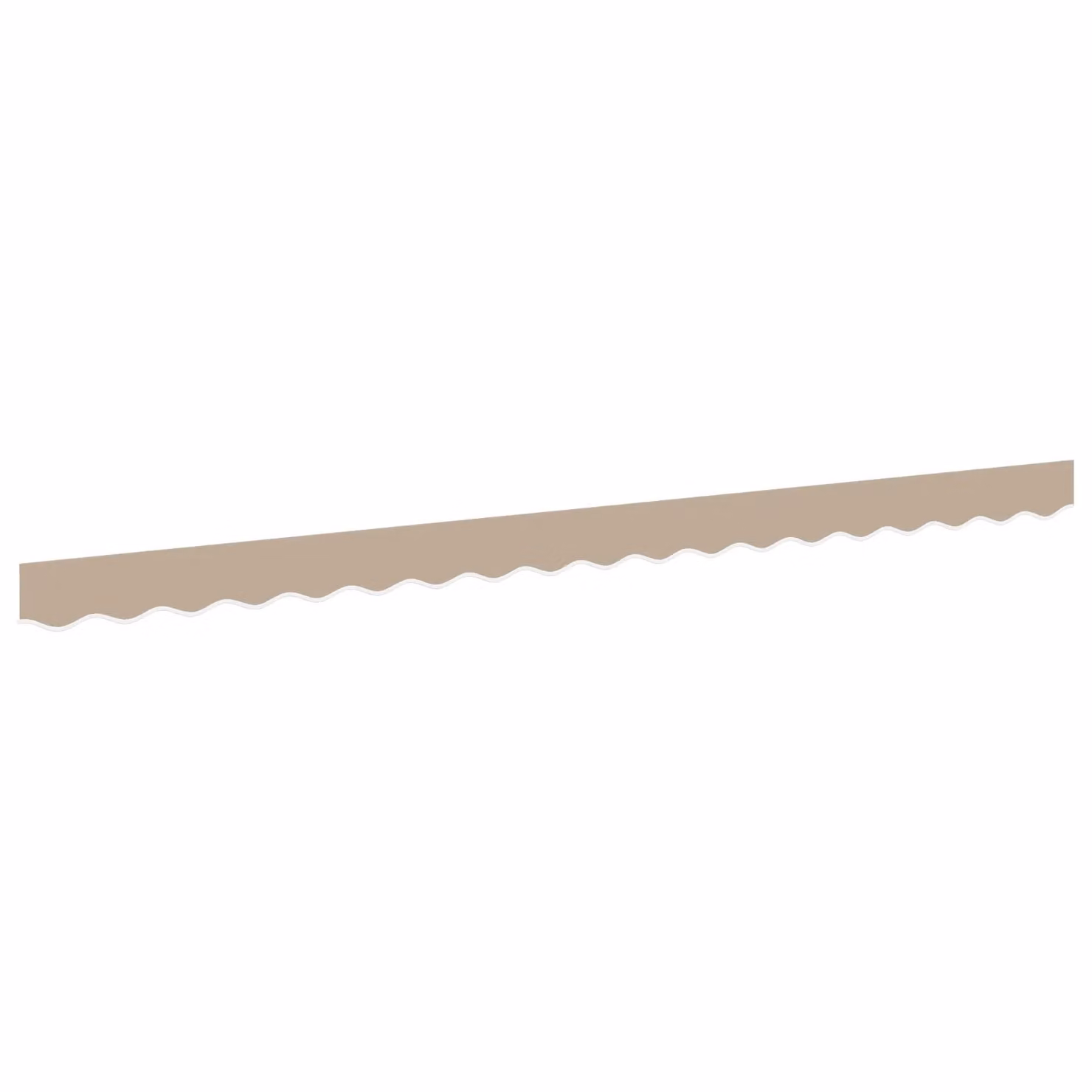 Berkfield Home Awning Valance in Beige, W: 380 cm, H: 20 cm – 2