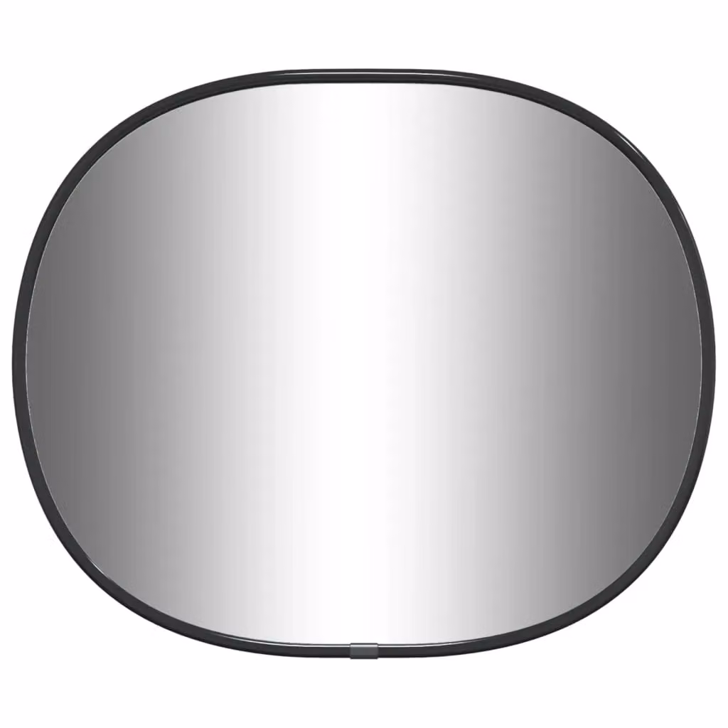 Berkfield Home Minimalist Rectangular Wall Mirror in Black, W: 30 cm, H: 25 cm – 2