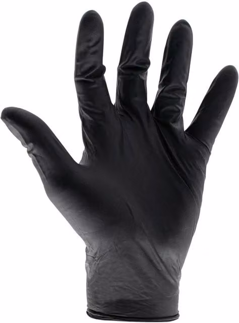 Scan Heavy-duty Nitrile Disposable Gloves, Black – 1