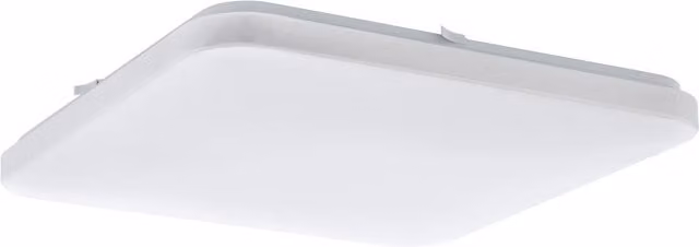 Loops White LED Wall and Ceiling Light with Warm White Glow