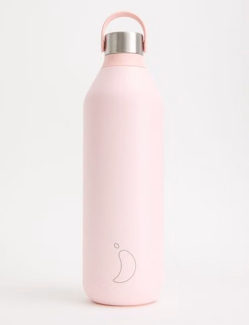 Chilly's Series 2 Stainless Steel Leakproof Water Bottle, Pink, 1 l