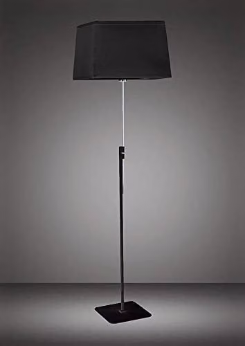 Netlighting Habana Telescopic Floor Lamp in Black and Chrome with E27 Socket – 1