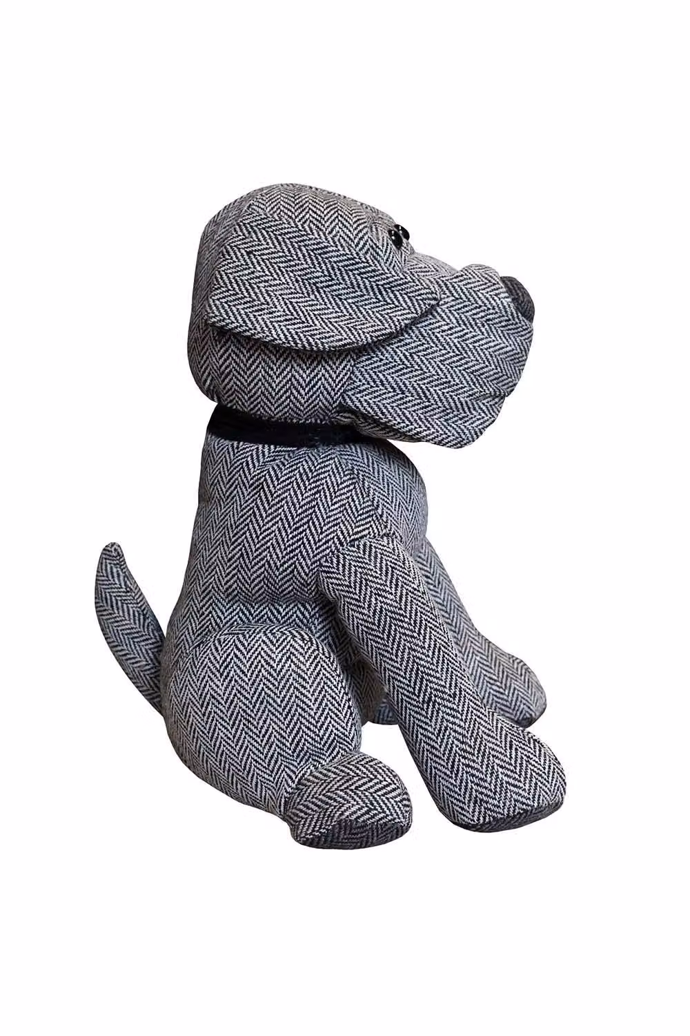 Paoletti Essentials Herringbone Dog Novelty Door Stop in Grey – 2