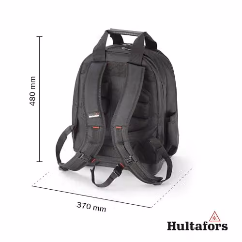 Hultafors Black Tool Backpack with Strap – 2