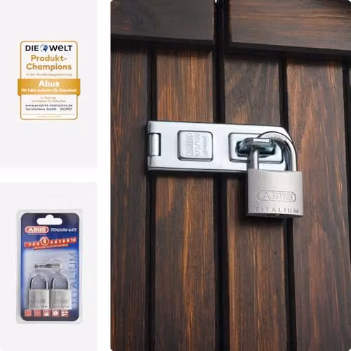 ABUS Titalium Padlock Keyed Alike in White and Silver – 3