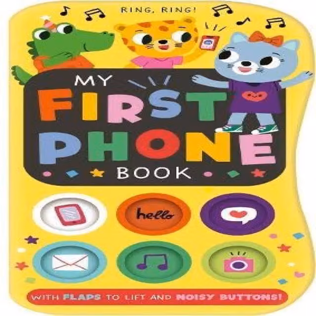 Townhouse Publishing Ltd My First Phone Book Multicolour Cardboard Board Book