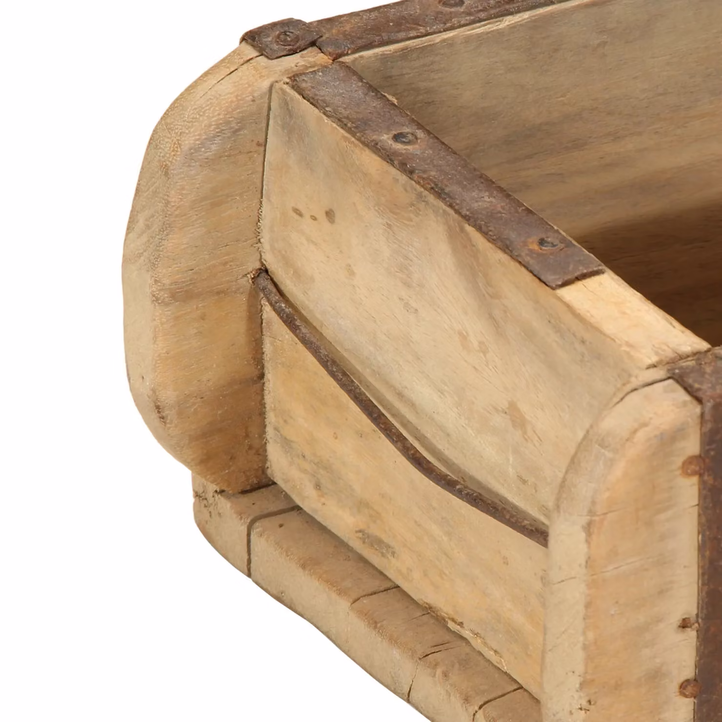 Berkfield Home Set of 4 Reclaimed Solid Wood Trays in Beige, W/D/H: 15 x 5 x 9 cm – 5