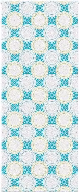 Berkfield Home Blue Opaque Shower Roller Blind, W: 90 cm, H: 240 cm