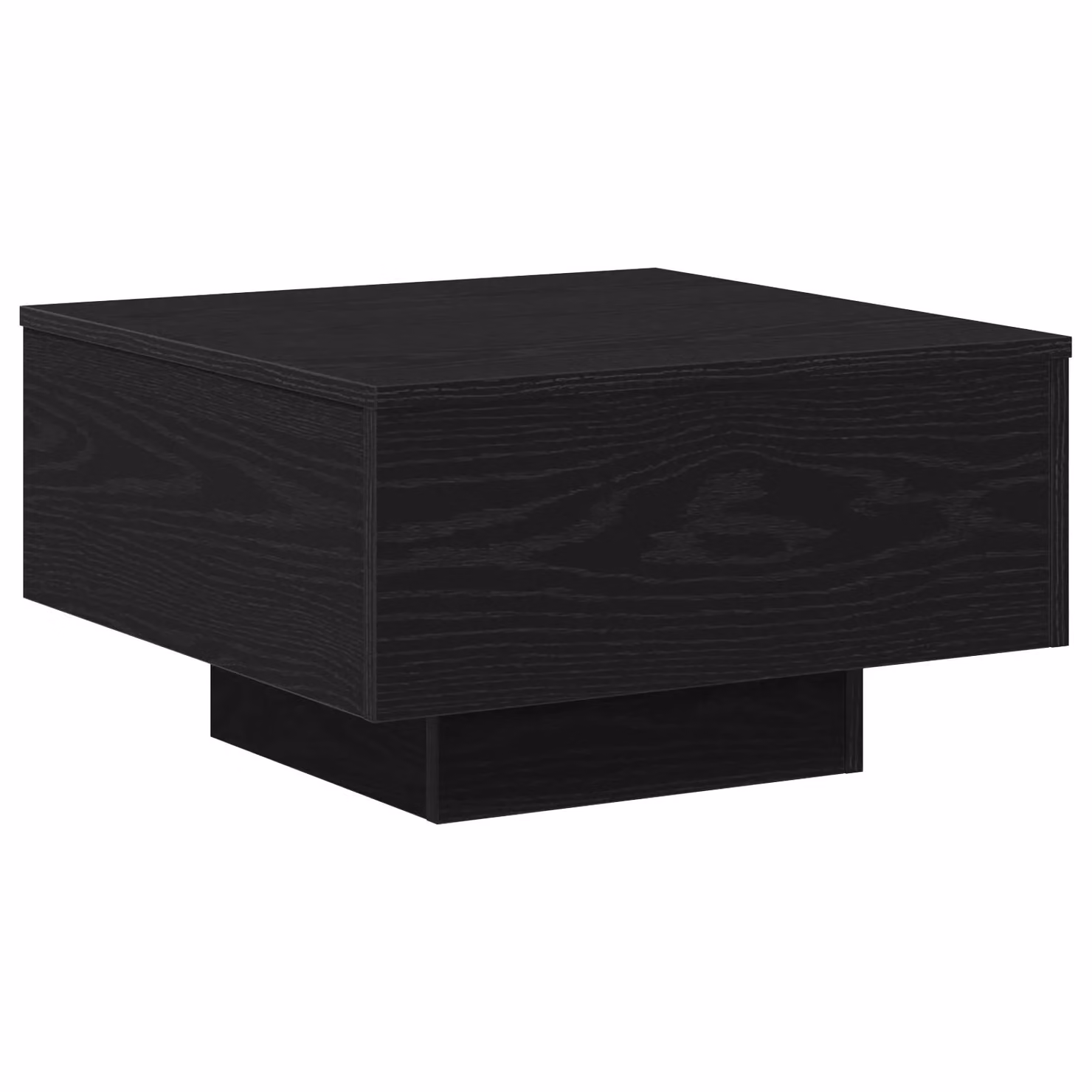 Berkfield Home Black Oak Coffee Table, W/D/H: 55 x 55 x 31 cm – 2