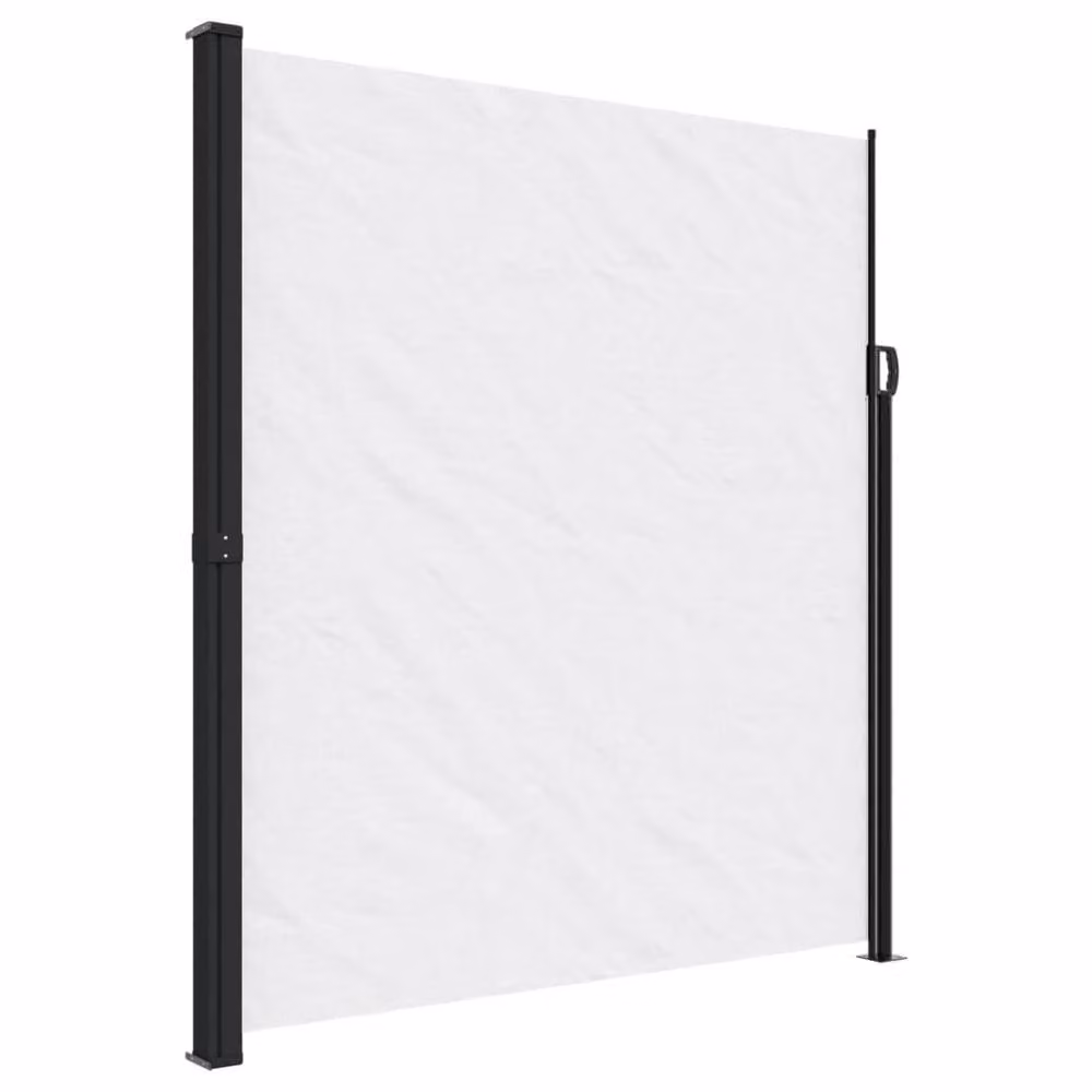 Berkfield Home Retractable Side Awning in White, W/H: 300 x 220 cm – 2