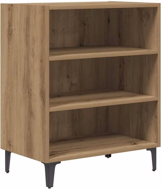 Berkfield Home Artisan Oak Sideboard in Brown, W/D/H: 57 x 35 x 75 cm