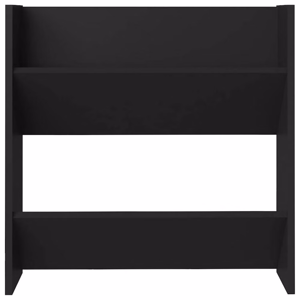 Berkfield Home Set of 4 Wall Mounted Shoe Cabinets in Black, W/D/H: 60 x 18 x 60 cm – 4