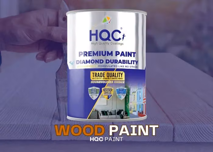 HQC Water Based Black Wood Paint, 2.5 l – 2
