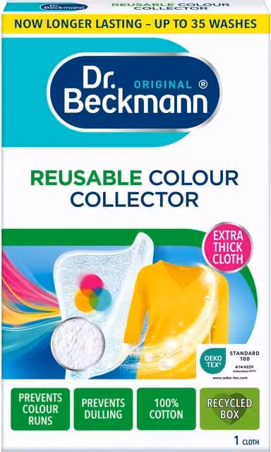 Dr Beckmann Reusable Colour and Dirt Collector Cloth, White
