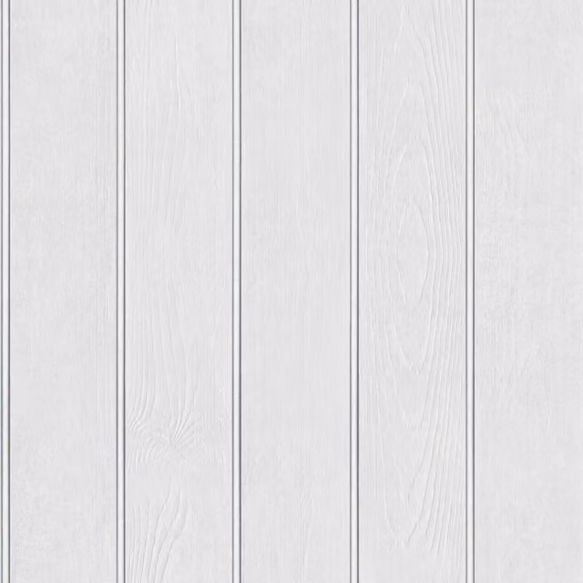 Belgravia White Beaded Wood Panel Striped Paper Wallpaper Roll