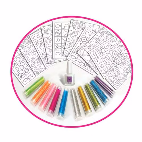Small World Toys Shimmering Pearl Tattoos Set in Multicolour