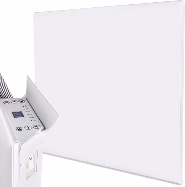 MYLEK White Wall Mounted Slimline Aluminium Convector Panel Heater