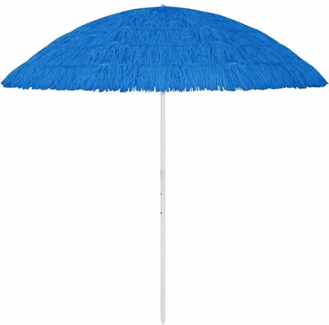 Berkfield Home Hawaii Beach Umbrella in Blue, 300 cm – 1
