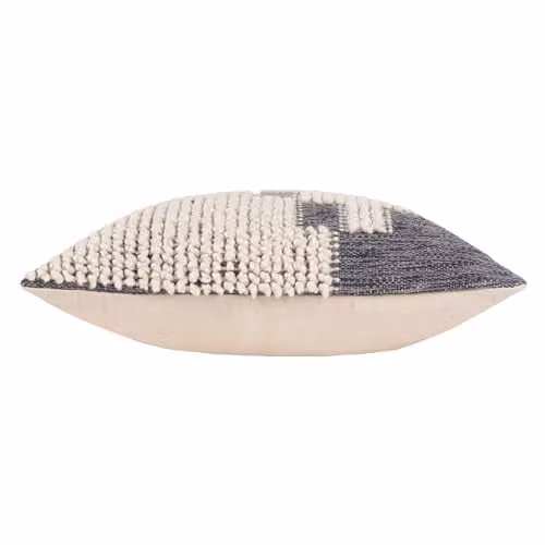 HOEM Himal Woven Knot Cotton Cushion in Dusk Blue, W/D/H: 30 x 50 cm – 3