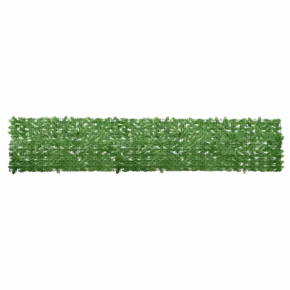 Berkfield Home Green Artificial Hedge Balcony Screen with Green Leaves W: 400 cm, H: 75 cm – 2
