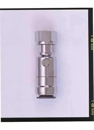John Guest Chrome Plated Brass Angle Service Valve 15mm x 1/2" Silver – 3