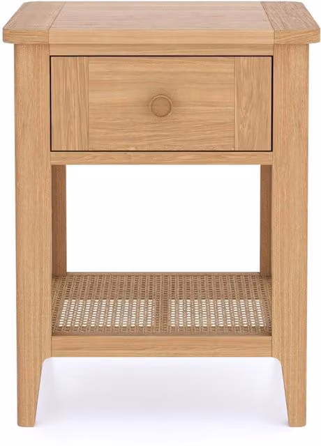 Rest Relax Alderley Oak Lamp Table in Beige – 1