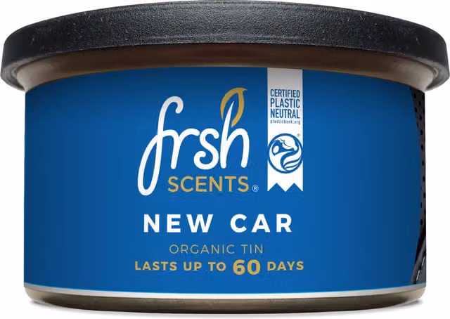 Frsh Scents New Car Air Freshener Tin, Blue
