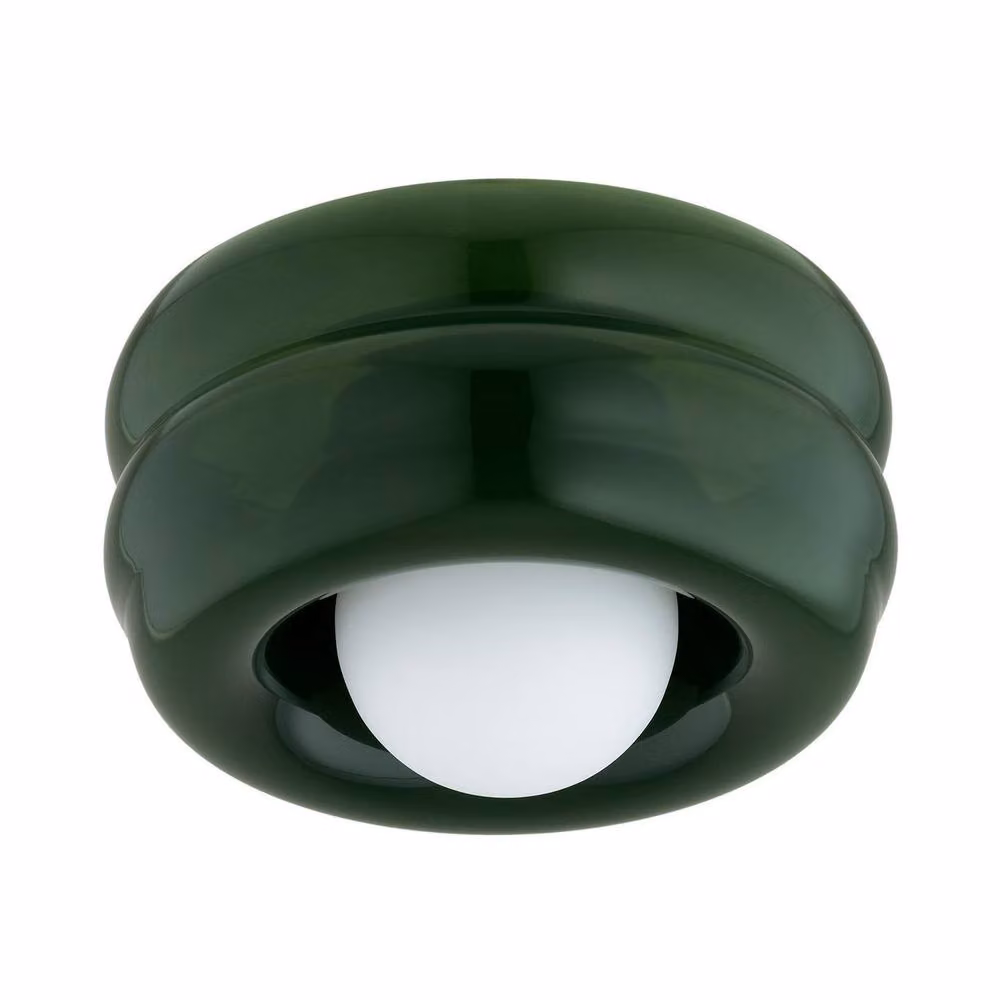 Netlighting Tevo Wall Lamp in Bottle Green Opal Matte Glass with G9 Base – 2