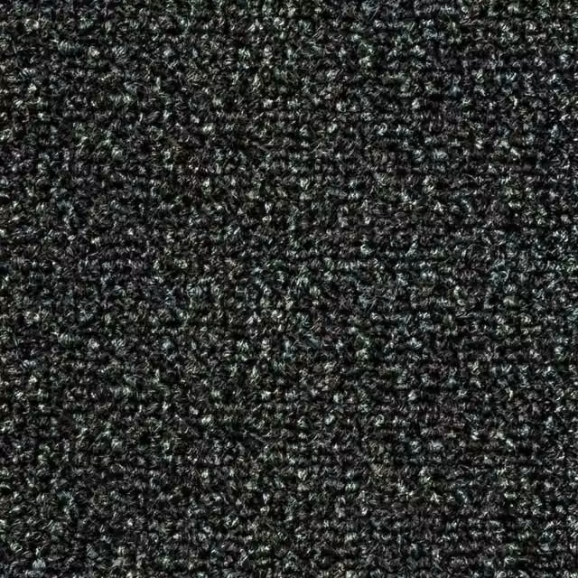 Vinyl Flooring UK HypD Contract Carpet Tiles in Black, 5.4mm Tufted Loop Pile, 5m2 (20 Tiles Per Box) – 1