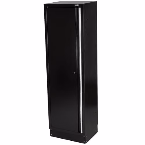 Draper BUNKER 33165 Modular Tall Freestanding Floor Cabinet in Black, W/D/H: 60 x 45.8 x 200 cm