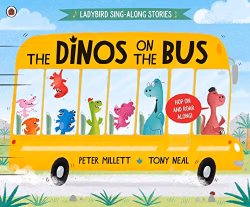 Ladybird Dinos on the Bus by Peter Millett Multicolour Paperback Book